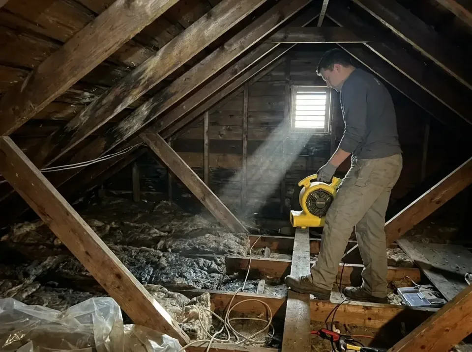 attic-water-damage-drying-proc-007 — frequently asked questions, Emergency Water Extraction & 24/7 Flood Response in Portsmo…
